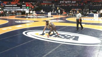 2A 113 lbs Cons. Round 1 - Christian Sebastian, Chicago (Little Village) vs Sebastian Abwe, Rockford (East)