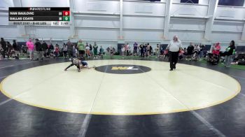 B-60 lbs Semifinal - Ivan Baulovic, OH vs Dallas Coats, MI
