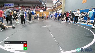 70 lbs Semifinal - Dayton Rice, Standfast vs Brody Cooper, Tecumseh Youth Wrestling