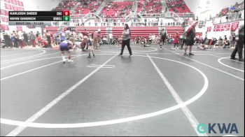 70 lbs Rr Rnd 4 - Karleigh Sneed, Chickasha Youth Wrestling vs Kevin Gingrich, Division Bell Wrestling