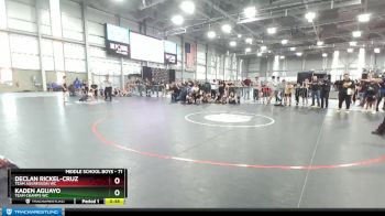 71 lbs Quarterfinal - Declan Rickel-Cruz, Team Aggression WC vs Kaden Aguayo, Team Champs WC