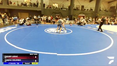 165 lbs Cons. Round 2 - Zakary LeDuc, WA vs Yarema Solomko, WA