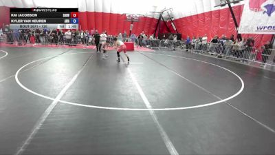 120 lbs Cons. Round 2 - Kai Jacobson, Sparta High School Wrestling vs Kyler Van Keuren, Askren Wrestling Academy
