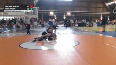 160 lbs Consi Of 4 - Jonathan Montes, Grandview High School/ Black Fox Wrestling Academy vs Jonre Fisher, Legacy Dragons