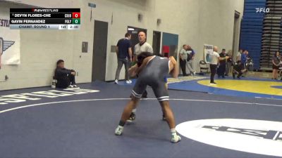157 lbs Champ. Round 1 - Gavin Fernandez, Cal Poly vs Devyn Flores-Che, CSU Bakersfield