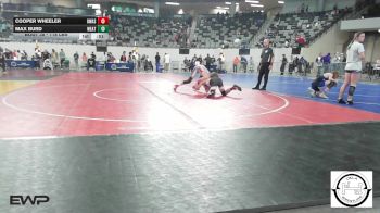 118 lbs Consolation - Cooper Wheeler, Owasso Rams Jh Boys vs Max Burd, Weatherford