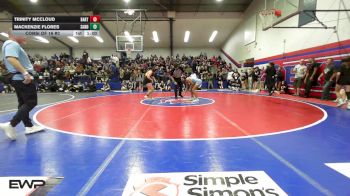 126 lbs Consi Of 16 #2 - Trinity McCloud, Bartlesville High School vs Mackenzie Flores, Sand Springs JH (SS)