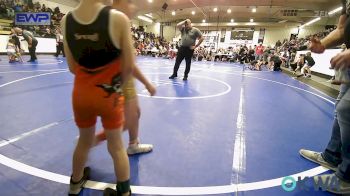 55 lbs Quarterfinal - Brett Beals, Salina Wrestling Club vs Dakota Taylor, Sperry Wrestling Club