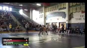 285 lbs Champ Round 1 (16 Team) - Caleb Madrid, Temecula Valley vs Jose Galvin, Chaparral