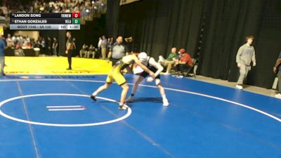 5A 132 lbs Quarterfinal - Ethan Gonzales, Edinburg Vela vs Landon Song, Frisco Memorial