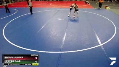 125 lbs Semifinal - Brayden Linsmeier, GSL vs Henry Dohnalik, La Crescent