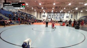 150 lbs Quarterfinal - Chris DiCroce, Santana vs Ayers Reich, Cathedral Catholic