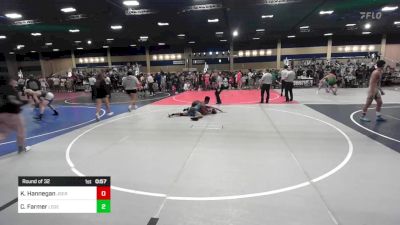 144 lbs Round Of 32 - Kilian Hannegan, JSerra vs Centrel Farmer, Legends Of Gold LV