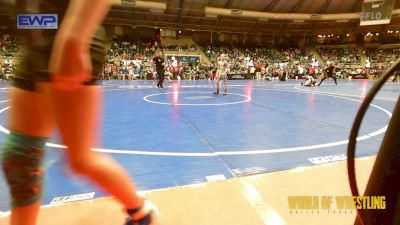 61 lbs Consi Of 16 #2 - Gunnar Brown, Waverly Area Wrestling Club vs Maxim DeShon, Neighborhood Wrestling Club