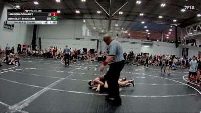 120 lbs Finals (2 Team) - Jamison Dohaney, Smitty`s Barn vs Brinsley Sheridan, CTWHALE