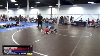 83 lbs Round 2 (8 Team) - Beckett Edstrom, Minnesota Red vs Evan Cies, Pennsylvania Red