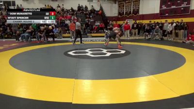 120 lbs Champ. Round 2 - Dom Munaretto, St Charles East vs Wyatt Spencer, Wyoming Seminary (PA)