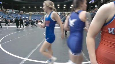 110 lbs Champ. Round 2 - Aspen Sharpe, Colby Community College vs Alissa Cowing, Wayland Baptist University