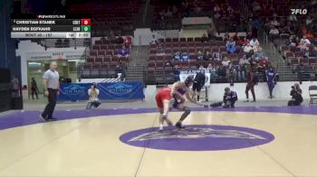157 lbs Champ. Round 2 - Hayden Rofkahr, University Of The Ozarks vs Christian Stanek, Central
