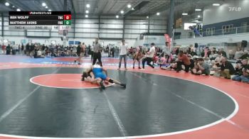 113 lbs 1 - Ben Wolff, TRIANGLE WRESTLING CLUB vs Matthew Akins, PINECREST