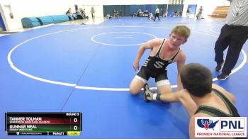 160 B Round 5 - Tanner Tolman, Sanderson Wrestling Academy vs Gunnar Neal, Poway Wrestling