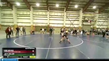 102 lbs Quarterfinal - Jett Miller, Westlake vs Dre Bevan, Grantsville Wrestling Club