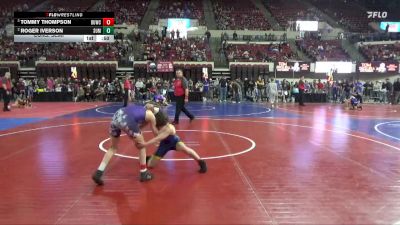 88 lbs Cons. Semi - Tommy Thompson, Laurel Matburners vs Roger Iverson, Miles City Wrestling Club
