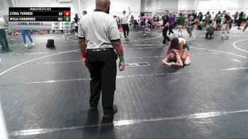 130 lbs Cons. Round 3 - Lydia Turner, Mighty Warriors vs Nyla Charriez, River Bluff Gators