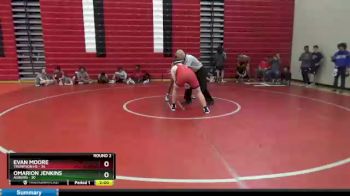 220 lbs Round 2 (10 Team) - Evan Moore, Thompson HS vs Omarion Jenkins, Auburn