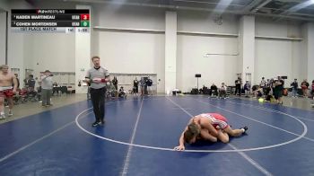 157 lbs 1st Place Match - Kaden Martineau, Utah vs Cohen Mortensen, Utah