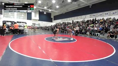 120 lbs Quarterfinal - Ricardo Rodriguez, Santa Fe vs Caine Martin, Camarillo