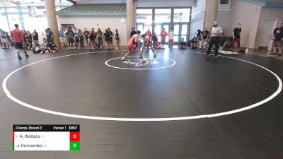 138 lbs Champ. Round 2 - Andrew Wallace, Cabrillo HS vs Jaiden Hernandez, Valiant Prep