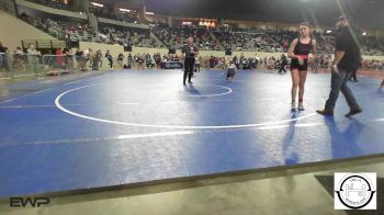 110 lbs Quarterfinal - Scarlett Vigil, Carl Albert JH vs Leah Wynn, El Reno