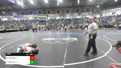 95 lbs Consi Of 8 #1 - Brayden Johnson, Steel City Reloaded vs Caden Ullrich, Wrecking Crew
