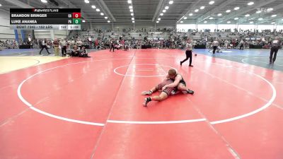 152 lbs Round Of 64 - Brandon Bringer, GA vs Luke Ananea, PA