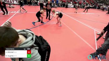 76 lbs Consolation - Jax Mitchell, Piedmont vs Kysen Hughes, ArkCity Takedown