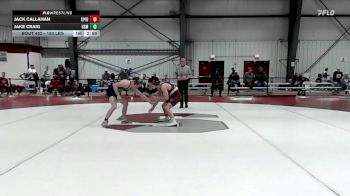 133 lbs Final - Jack Callahan, Springfield vs Jake Craig, Southern Maine