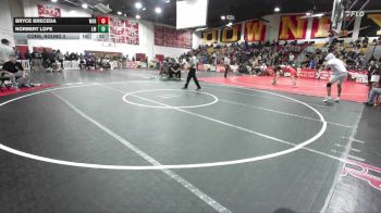 157 lbs Cons. Round 3 - Norbert Lofe, La Mirada vs Bryce Breceda, Warren
