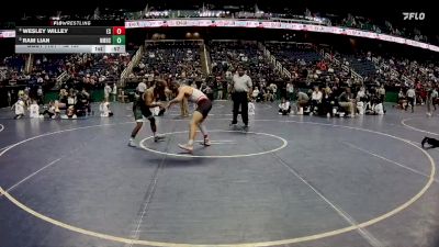 1A 157 lbs Cons. Round 1 - Wesley Willey, East Wilkes High School vs Ram Lian, North Moore High School