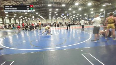 132 lbs Rr Rnd 3 - Owen Fol, North Hunterdon - HSB vs Wyatt Watkins, Capital City Wrestling Club - HSB