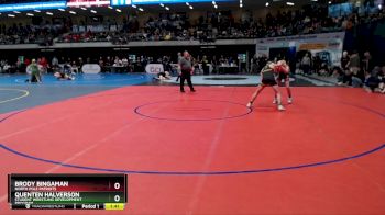 125 lbs Quarterfinal - Brody Bingaman, North Pole Patriots vs Quenten Halverson, Student Wrestling Development Program