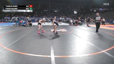 6A/5A Girls 105 Cons. Semi - Yoselin Nunez, Dallas Girls vs Chaya Palomo, McNary Girls