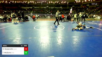 80 lbs Consi Of 16 #2 - Alexander Spagnuolo, Hanover Park vs Thomas McGuire, Byaa