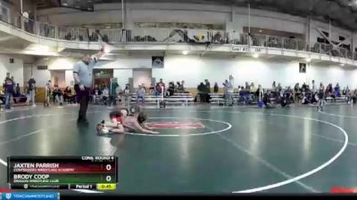 67 lbs Cons. Round 4 - Brody Coop, Dragon Wrestling Club vs Jaxten Parrish, Contenders Wrestling Academy