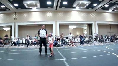 46 lbs 5th Place - Kai Fusco, Bonners Ferry WC vs Easton Saltenberger, Patriot Mat Club