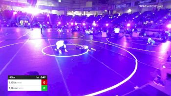 46 lbs Round Of 16 - Tripp Dias, Shoot Box WC vs Tae Romo, Rezults