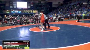 165 lbs Semis & 1st Wrestleback (8 Team) - Anthony Gutierrez, St. Charles (East) vs Kevin Kalchbrenner, Chicago (Mt. Carmel)