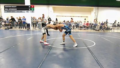 132 lbs Round Of 32 - Ashten Haley, NY vs Will Atkinson, AL