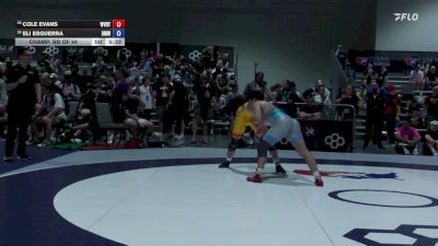 74 kg Champ. Rd Of 64 - Cole Evans, WVRTC vs Eli Esguerra, Beast Mode Wrestling