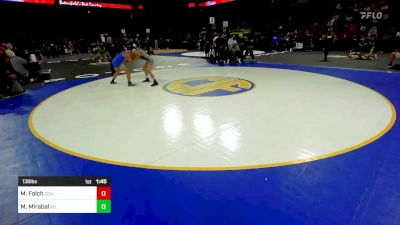 138 lbs Round Of 16 - Michael Folch, Calvary Chapel Sa (SS) vs Moses Mirabal, Gilroy (CC)